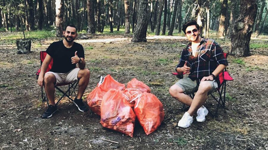 Enes Şahin çevre kirliliğine dikkat çekmek için kampanya başlattı