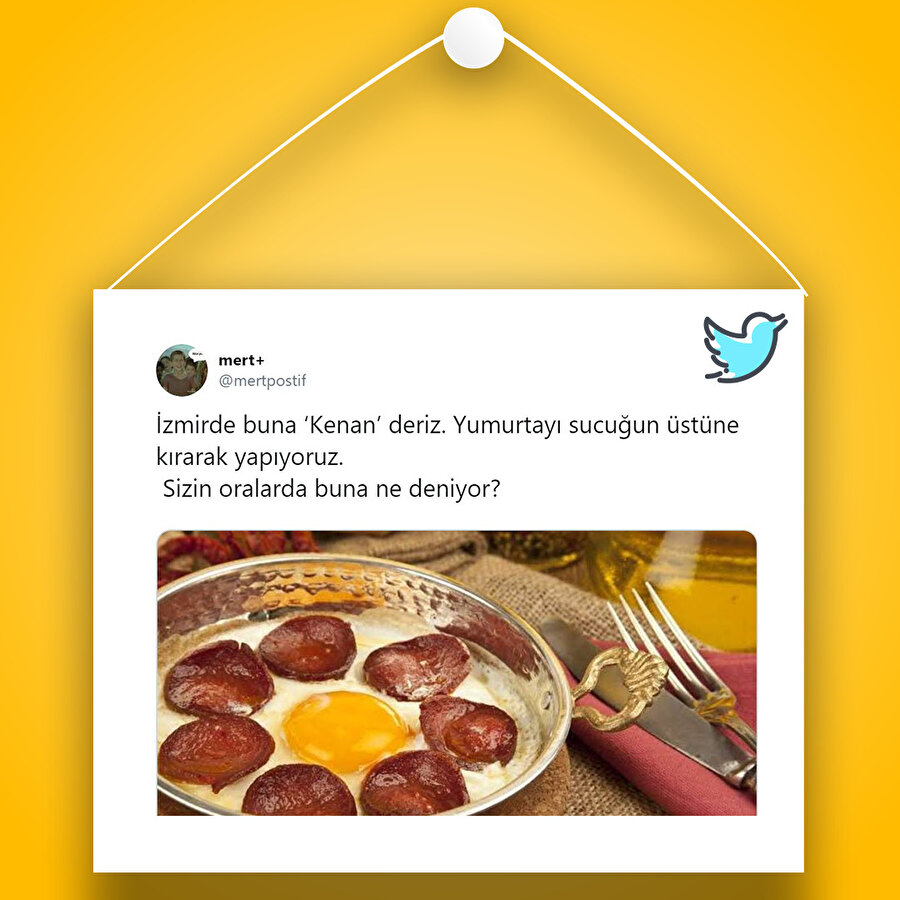 'İzmirliler sucuklu yumurtaya Kenan diyor' trollemesine gelen cevaplar 