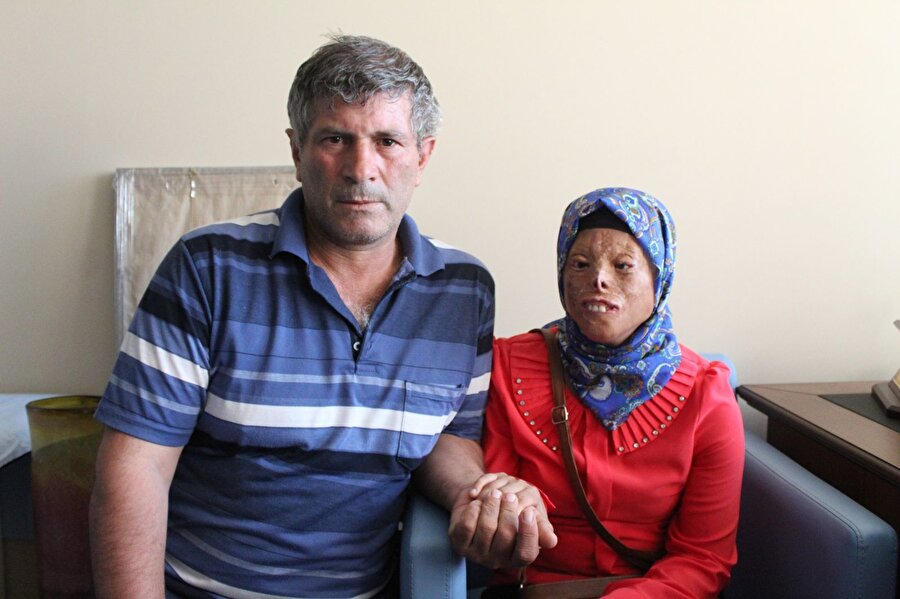 Leyla ve babası Said Demirci.