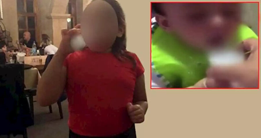 Anne, iki çocuğuna içki içtiği anları videoya çekti.