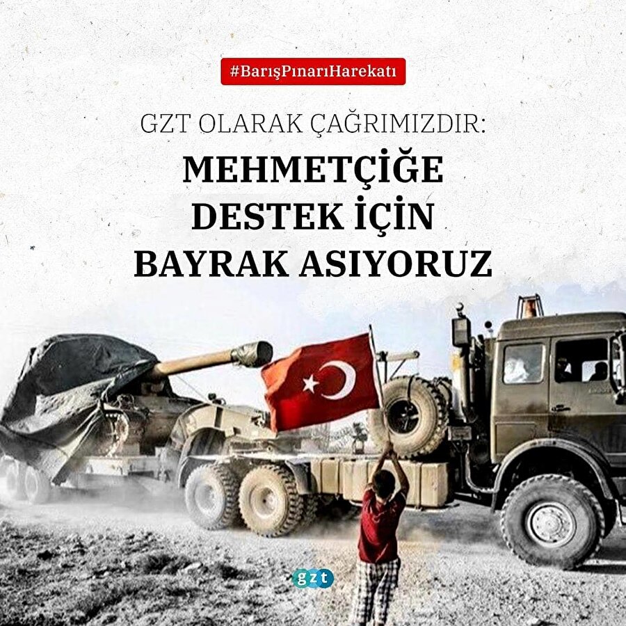 GZT bayrak asma kampanyası başlattı 

                                    
                                    GZT olarak Barış Pınarı Harekatı kapsamında Mehmetçik'e destek olmak için bayrak asma kampanyası başlattık.
                                
                                