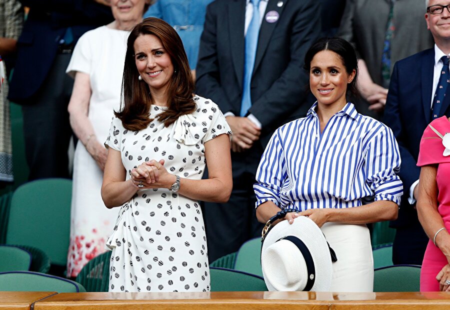 Cambridge Düşesi Catherine Middleton ve Sussex Düşesi Meghan Markle.