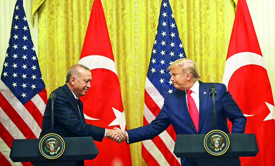 Donald Trump, Erdoğan'ı çok samimi karşılamıştı...