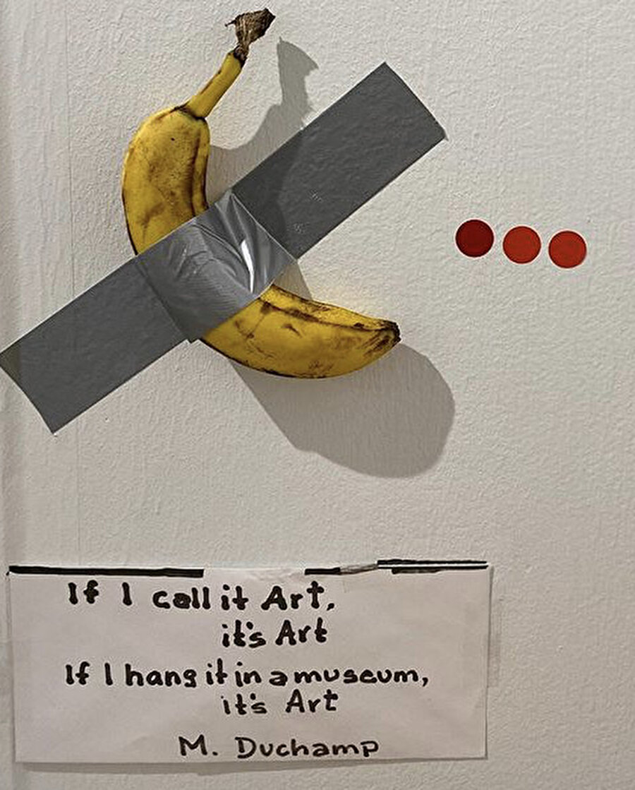 "Ben buna sanat diyorsam sanattır. Müzede sergiliyorsam, bu sanattır!"

                                    
                                    
                                    
                                    
                                    
                                    
                                    
                                    
                                    
                                    
                                
                                
                                
                                
                                
                                
                                
                                
                                
                                
