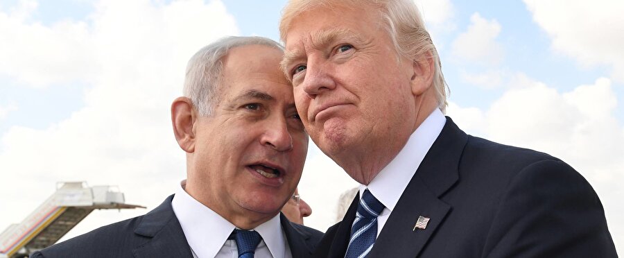 İsrail Başbakanı Netanyahu ve ABD Başkanı Trump