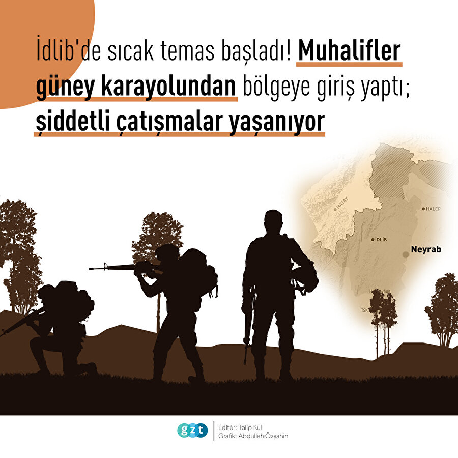 İdlib'de sıcak çatışmalar yaşanıyor