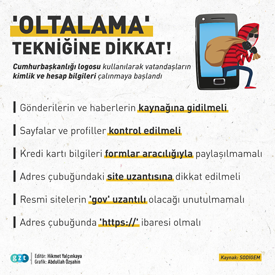 👀 Oltalama tekniğine dikkat