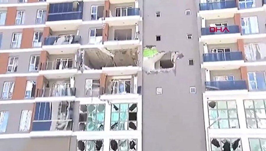 Esenyurt'ta patlamanın meydana geldiği bina
