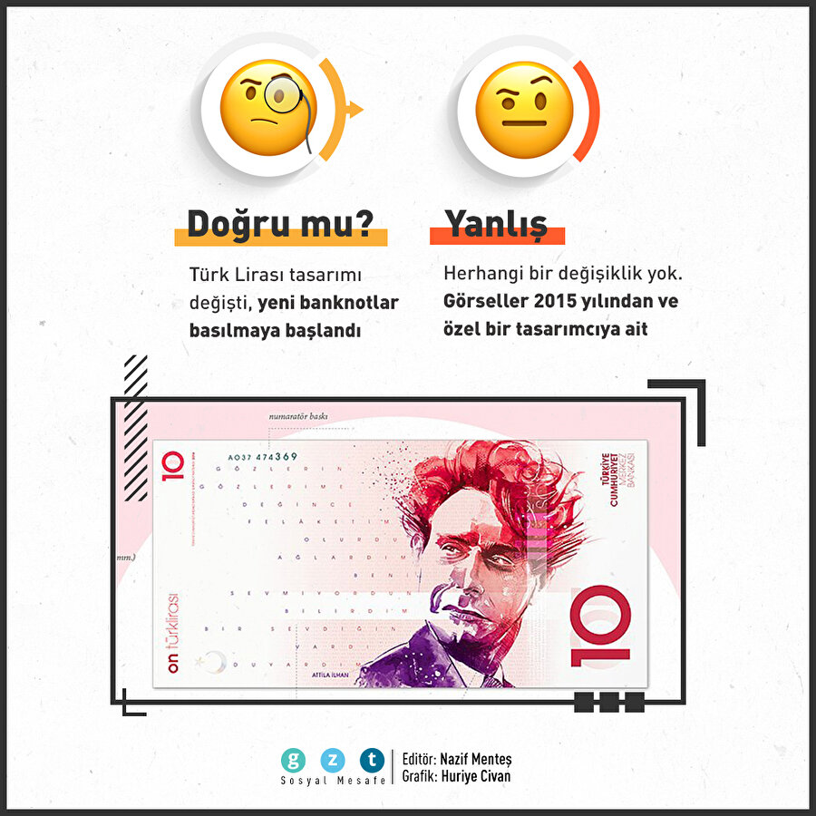 Türk Lirası tasarımı değişti mi?