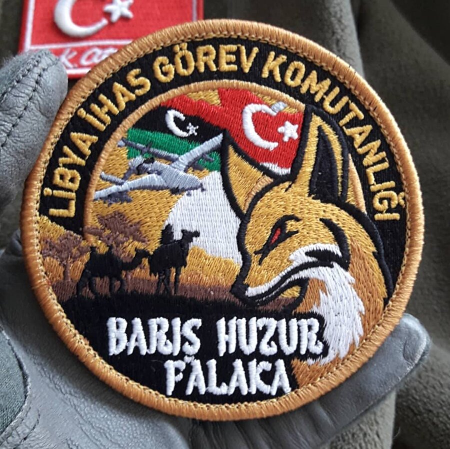 Libya'daki unsurlarımız için özel tasarlanan peç