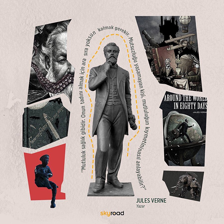 Tanımayan pek yoktur ama tanıştıralım, Jules Verne! 🌍🙌🏻