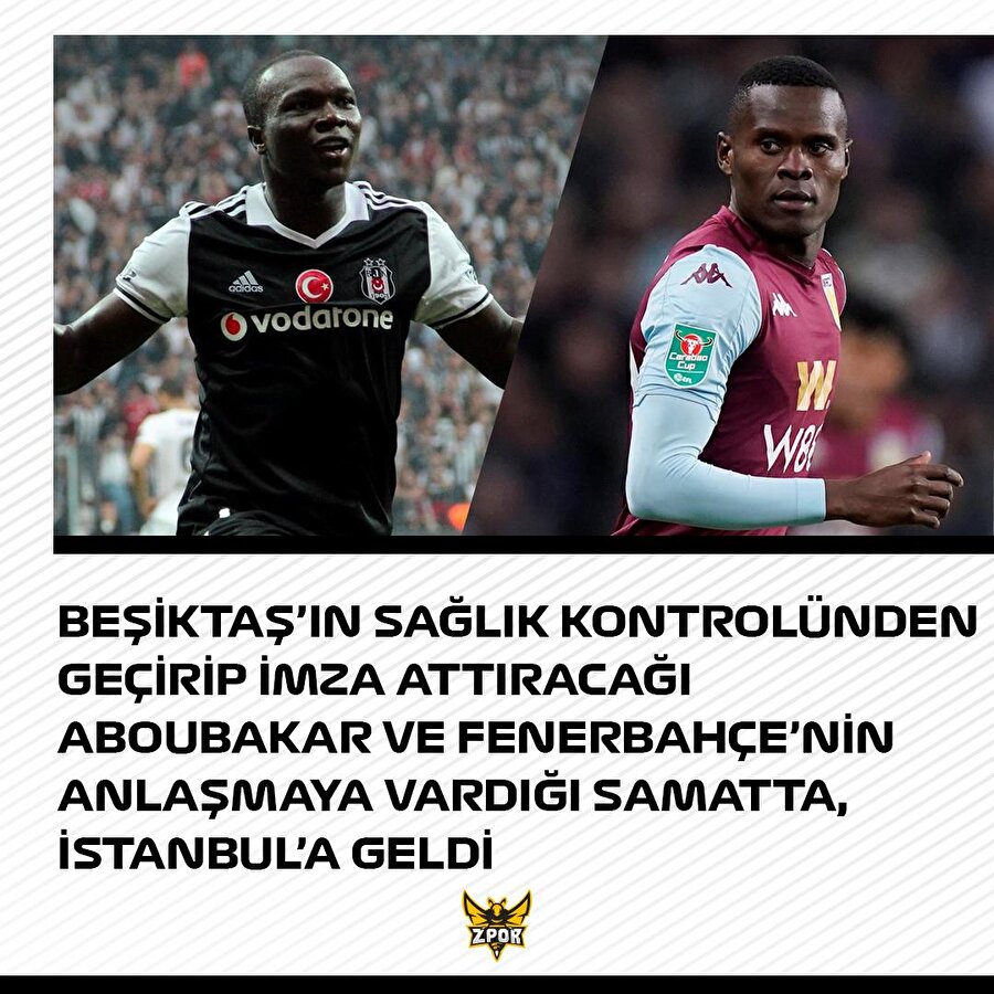 Aboubakar ve Samatta İstanbul'da