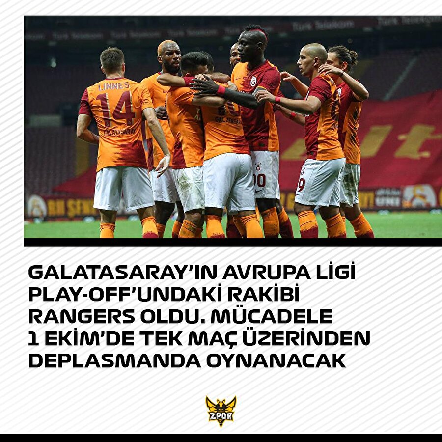 Galatasaray'ın rakibi Rangers
