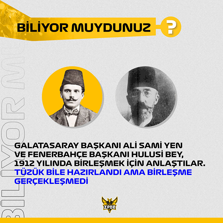 Galatasaray ve Fenerbahçe birleşiyordu