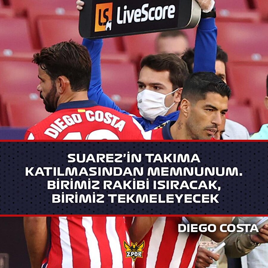 Diego Costa, yeni takım arkadaşından gayet memnun