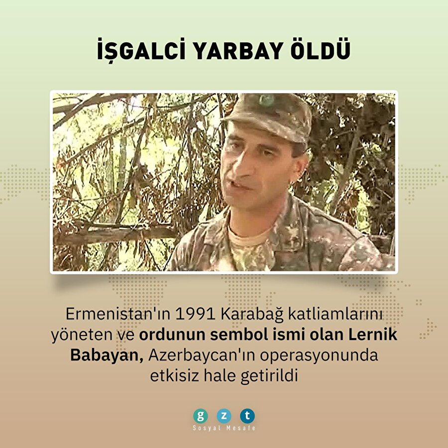 Masumları katleden Ermeni Yarbay Lernik Babayan öldürüldü