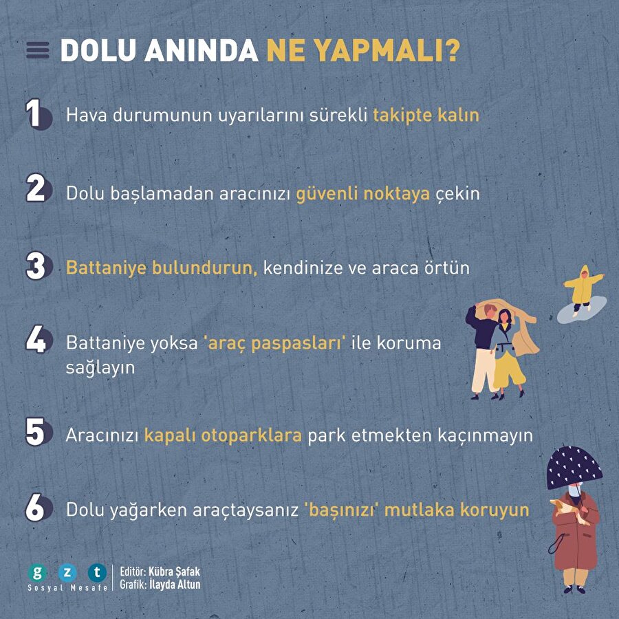 Dolu anında ne yapmalı?