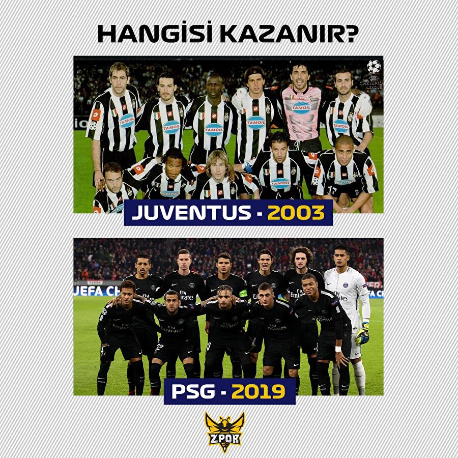 Efsane Juventus mu, yıldızlarla dolu PSG mi?
