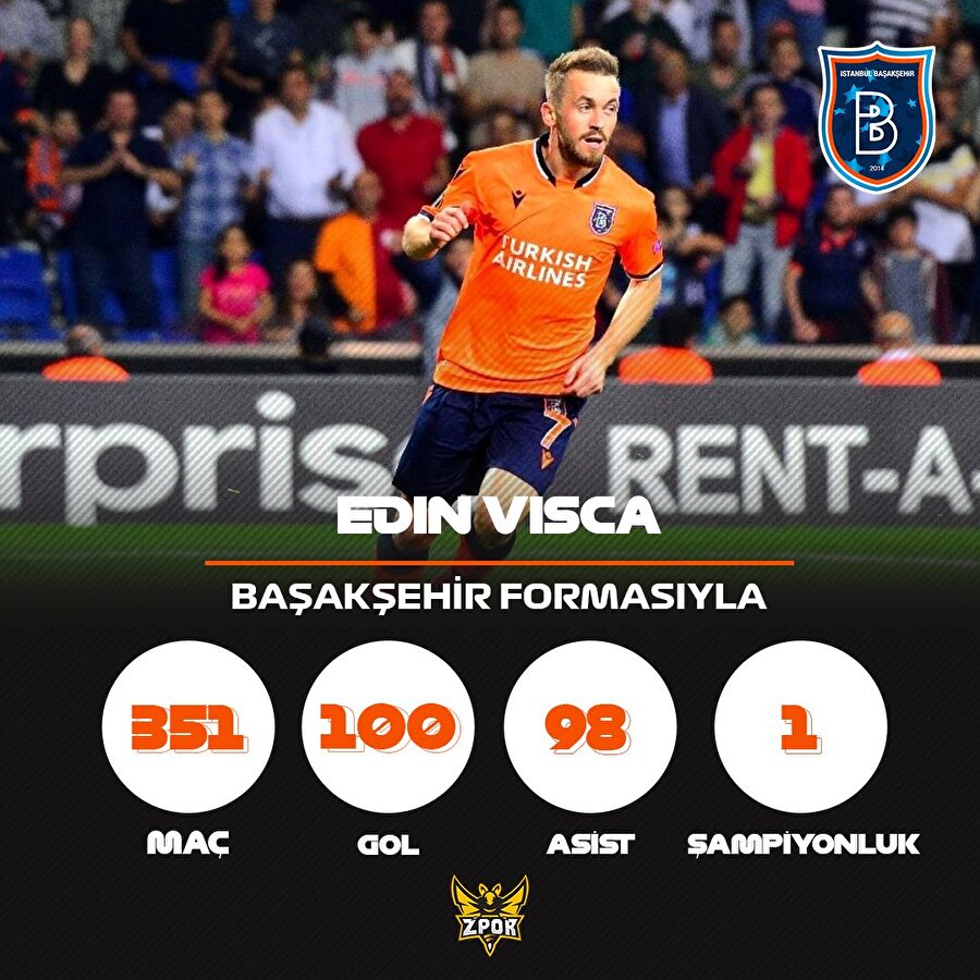 Visca 2025'e kadar Başakşehir'de