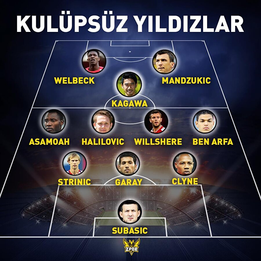 Bu yıldızlar boşta kaldı