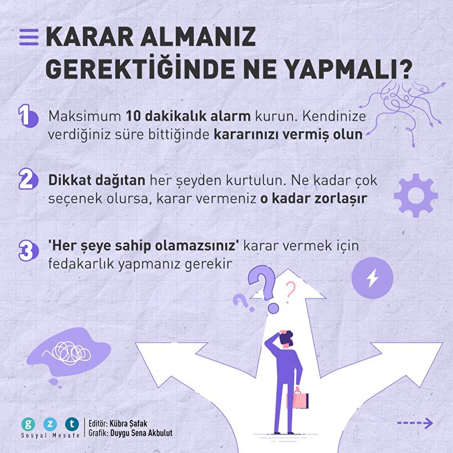 Kararsız kalmamanın 6 yolu