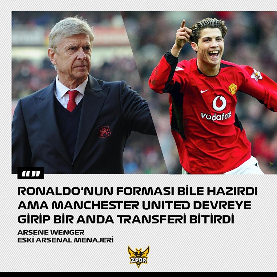 Wenger'den Ronaldo itirafı