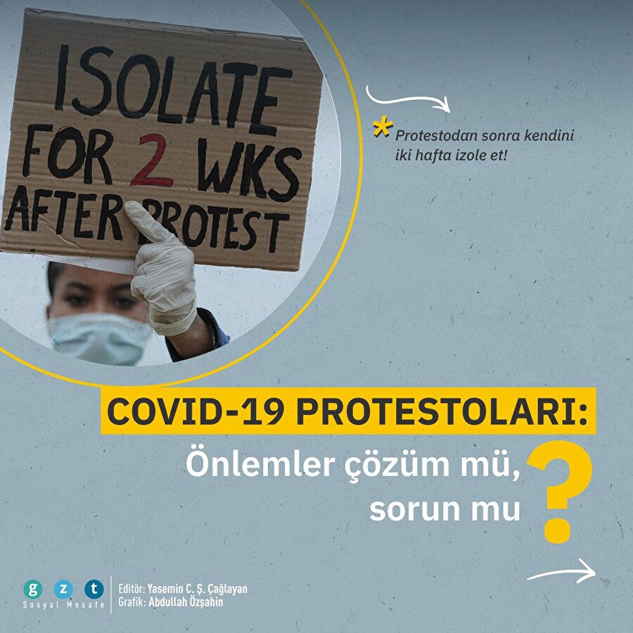 COVID-19 kısıtlamalarında son protestolar