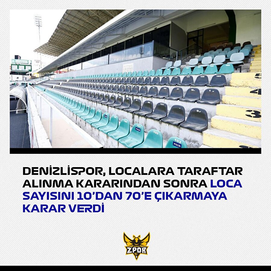 Denizlispor'dan loca kararı