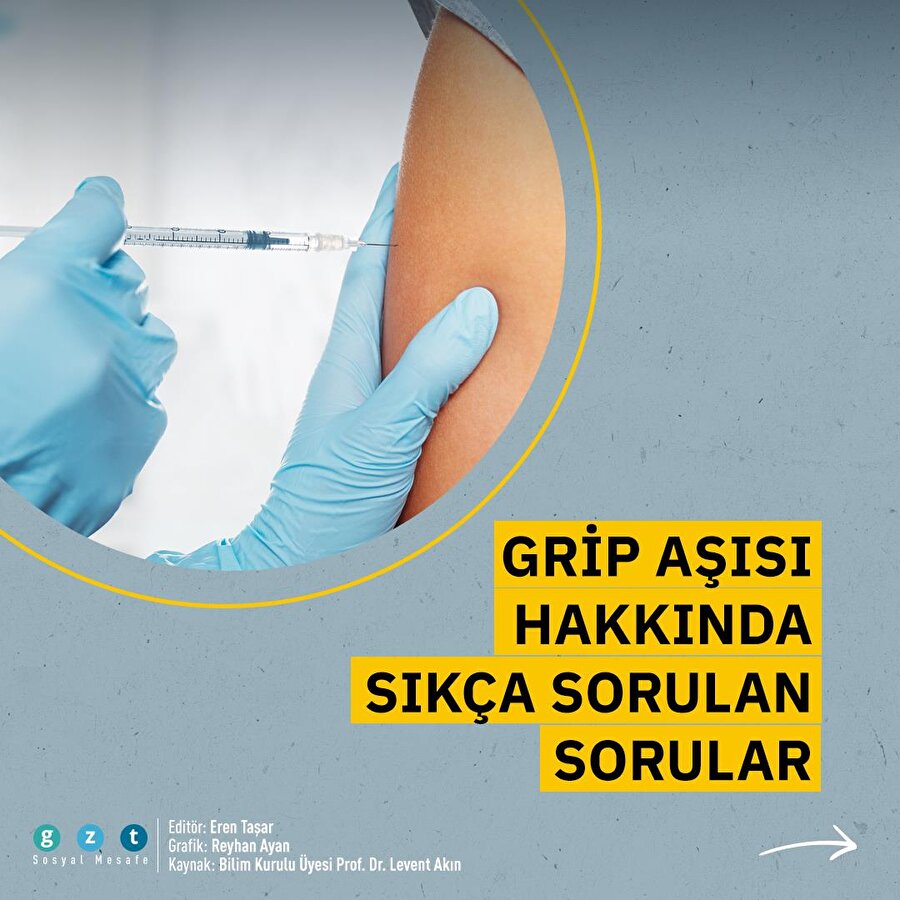Grip aşısıyla ilgili merak edilen sorular