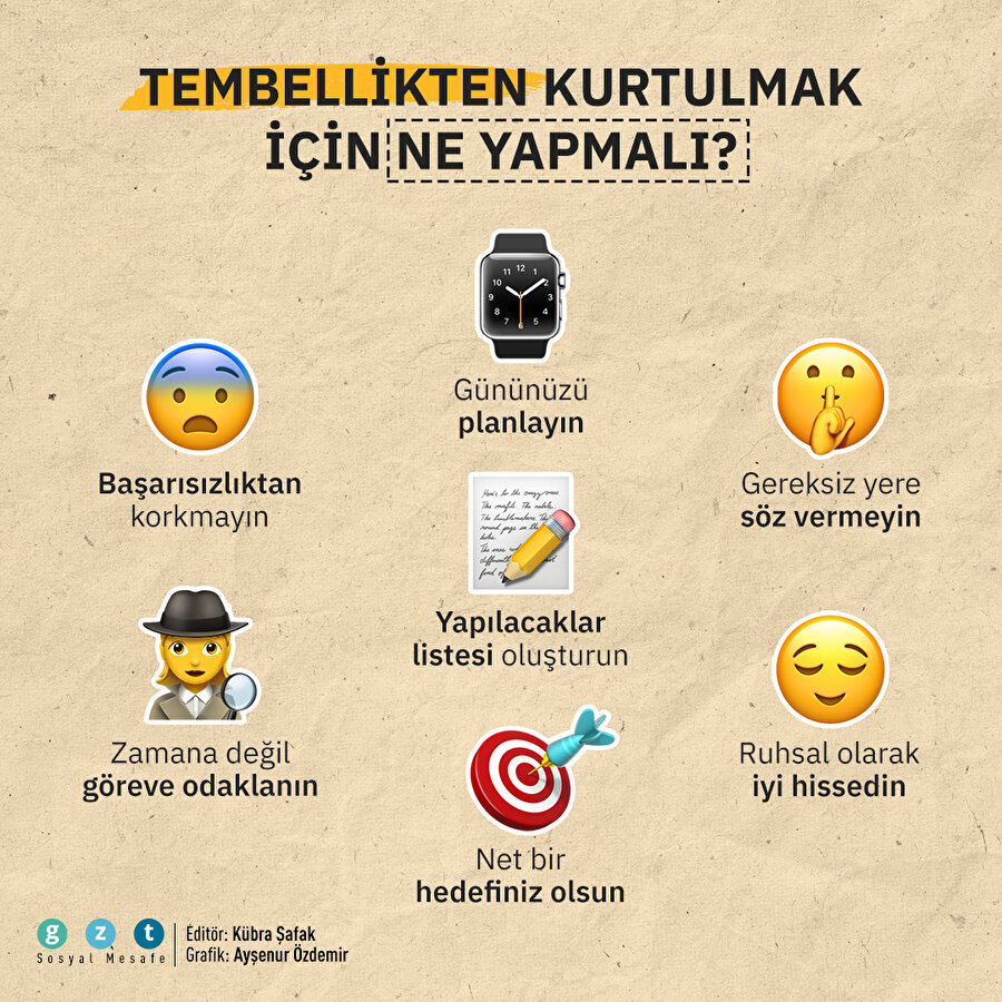 🙇♀️Tembellikten kurtulmak için ne yapmalı?