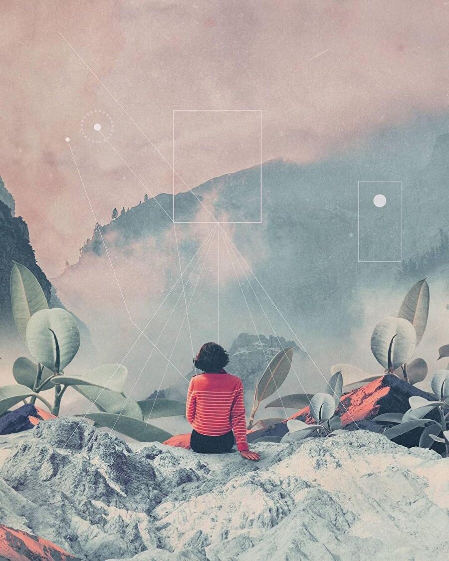 Uzak ama tanıdık bir gelecekten gelen nostaljik kolajlar! ✨