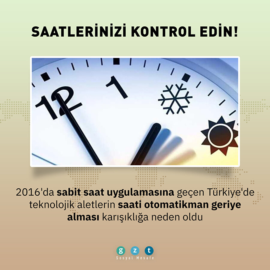 Saatleriniz geri alınmış olabilir