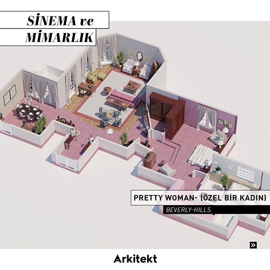 Birbirinden ünlü kült filmlerin otel planları