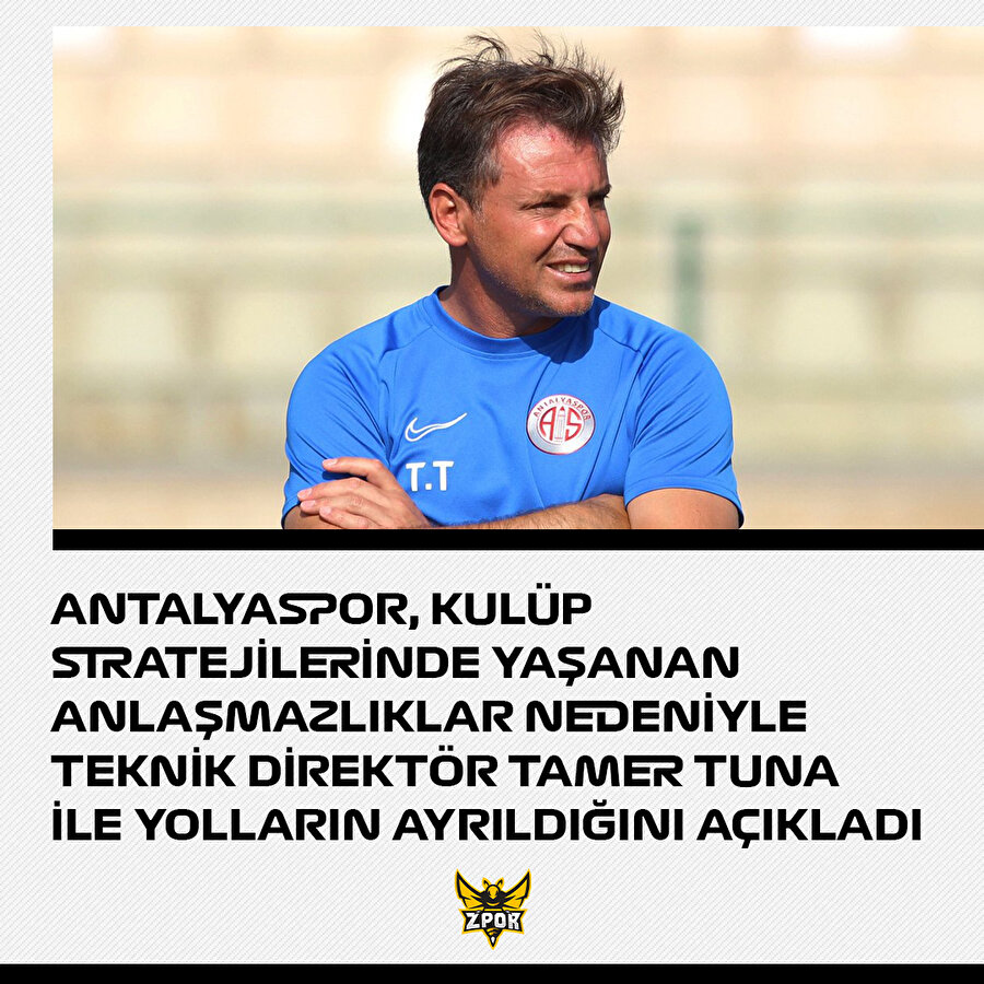 Antalyaspor'da ayrılık