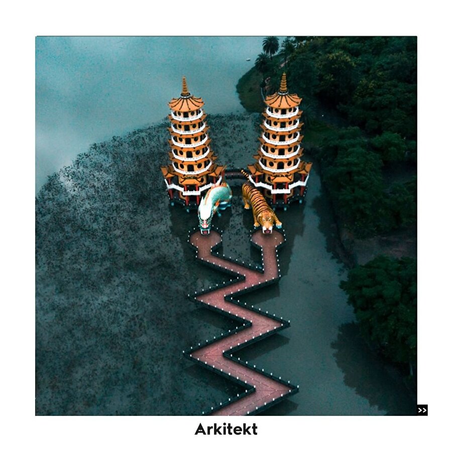  Lunaparkı andıran yapılar