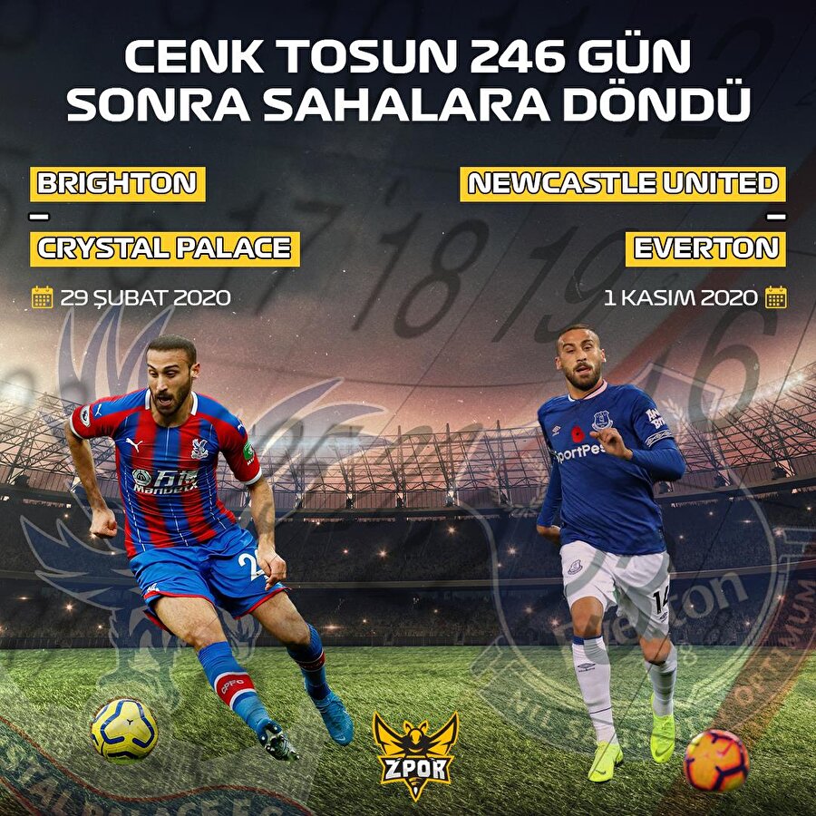 Cenk Tosun 246 gün sonra...