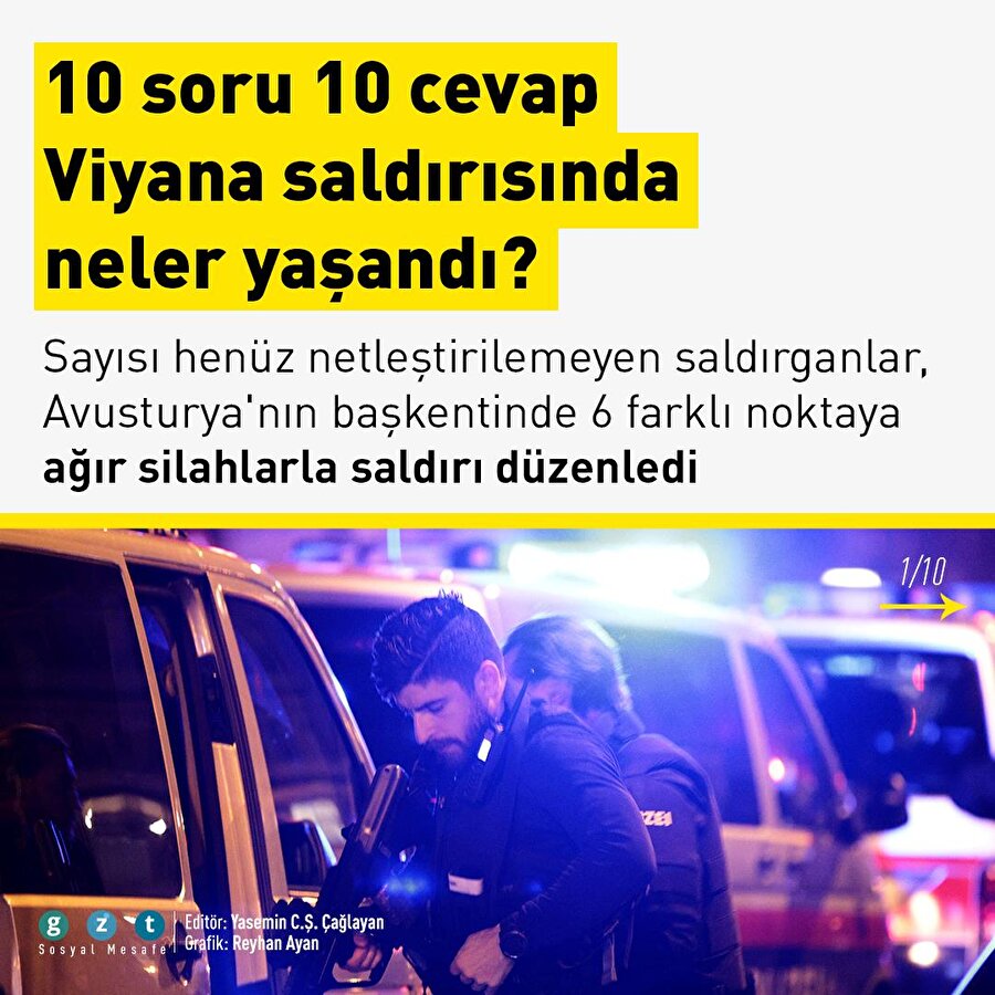 10 soruda Viyana'daki terör saldırısı