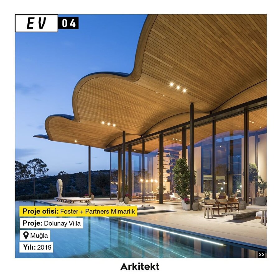 Foster + Partners’dan Muğla’ya konut tasarımı: Dolunay Villa
