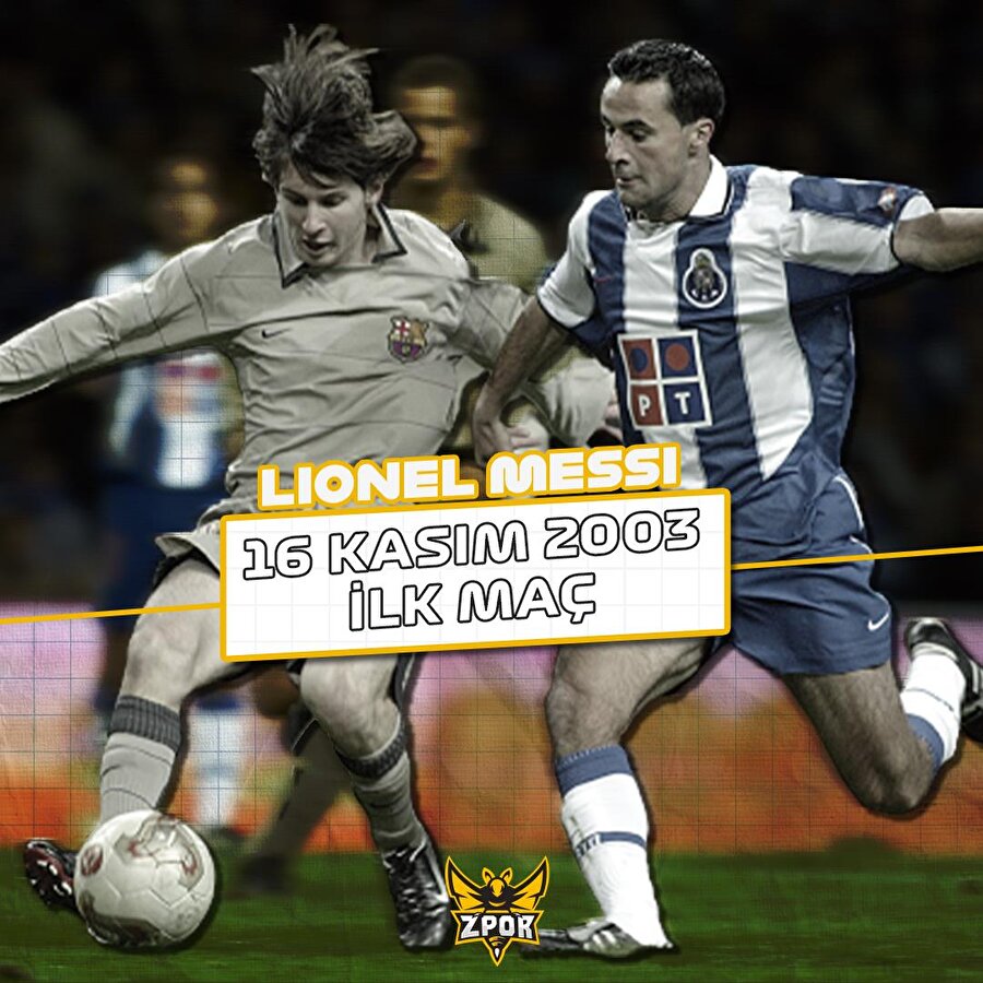 17 yıl önce bugün, Messi ilk kez Barcelona forması giydi