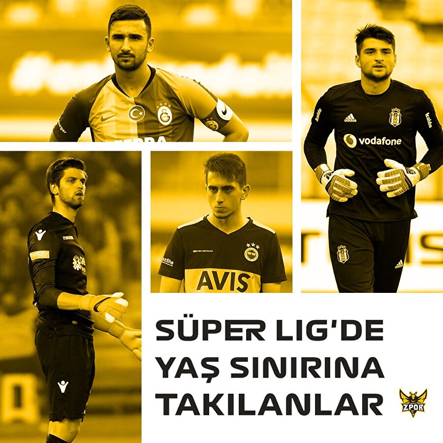 Süper Lig'de yaş sınırına takılanlar