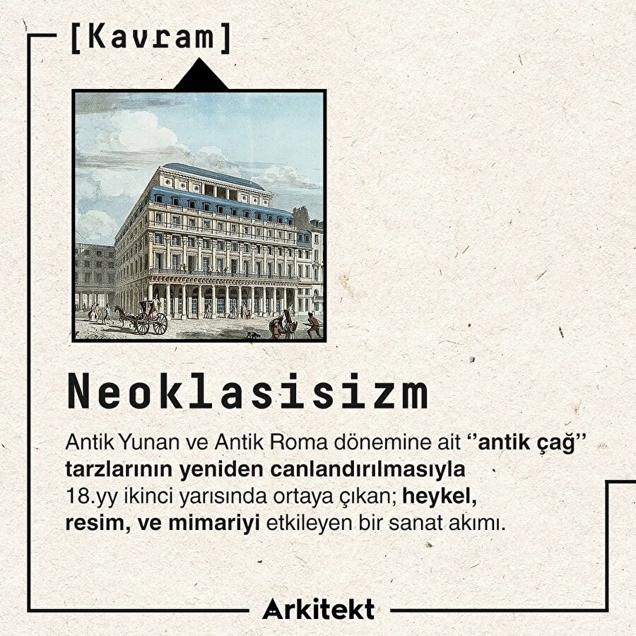 İmparatorluk uslübu haline gelen akım: Neoklasizm