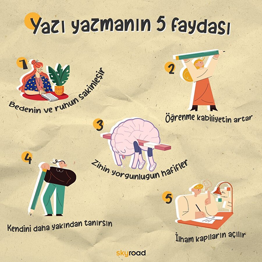 Yazı yazmanın 5 faydası ✍?