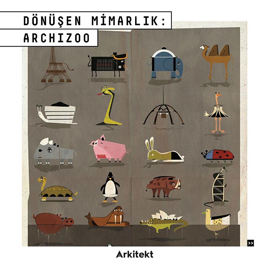 Mimarların klasik yapılarından bir hayvanat bahçesi: ArchiZoo