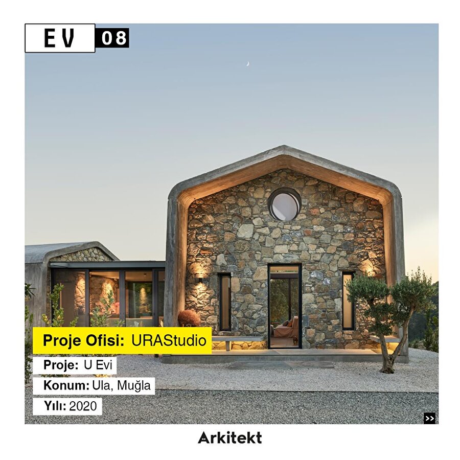Parçalı kütleleriyle sürdürülebilir bir konut tasarımı: U Evi