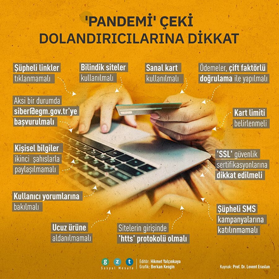 'Pandemi' çeki dolandırıcılarına dikkat
