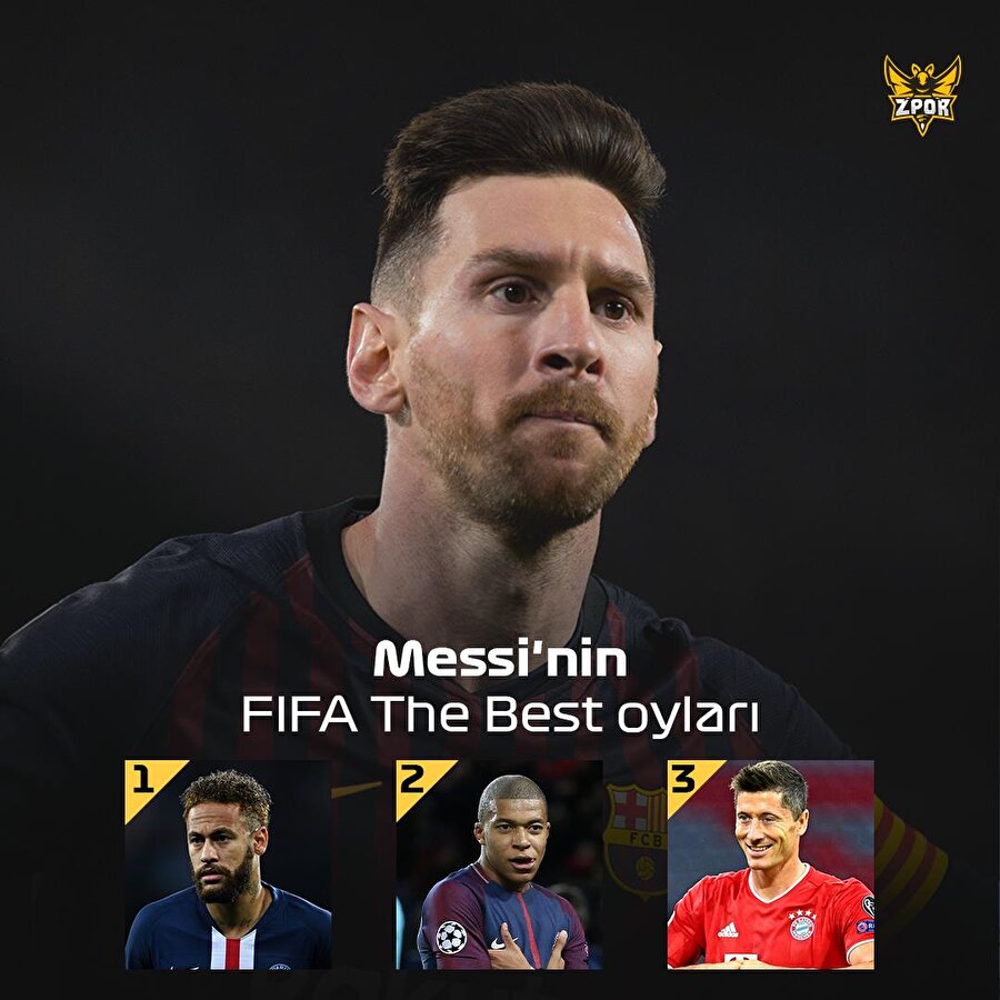 Messi'den Ronaldo'ya oy yok