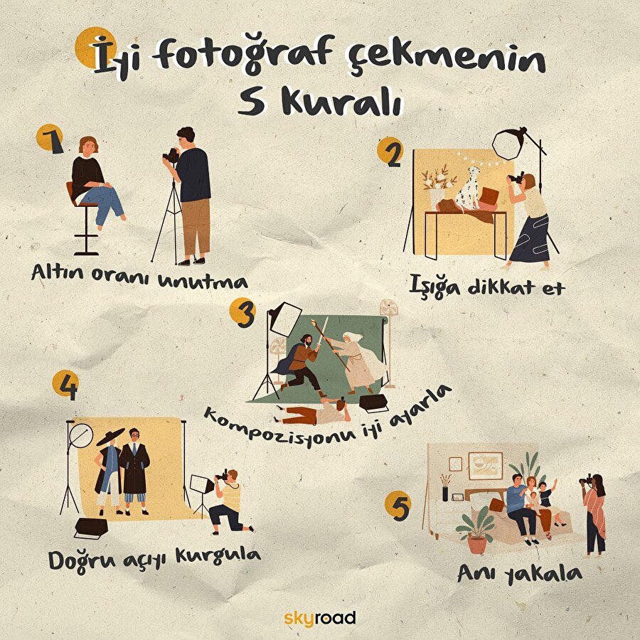 İyi fotoğraf çekmenin 5 yolu