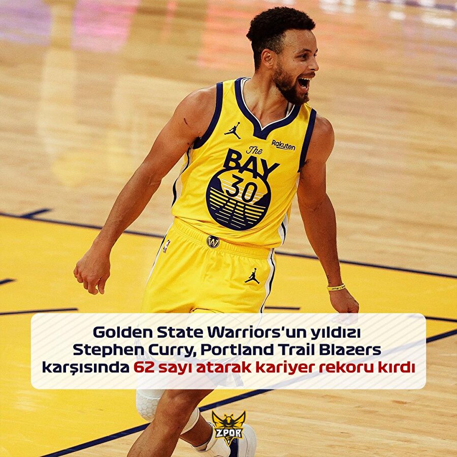 Curry'den kariyer rekoru