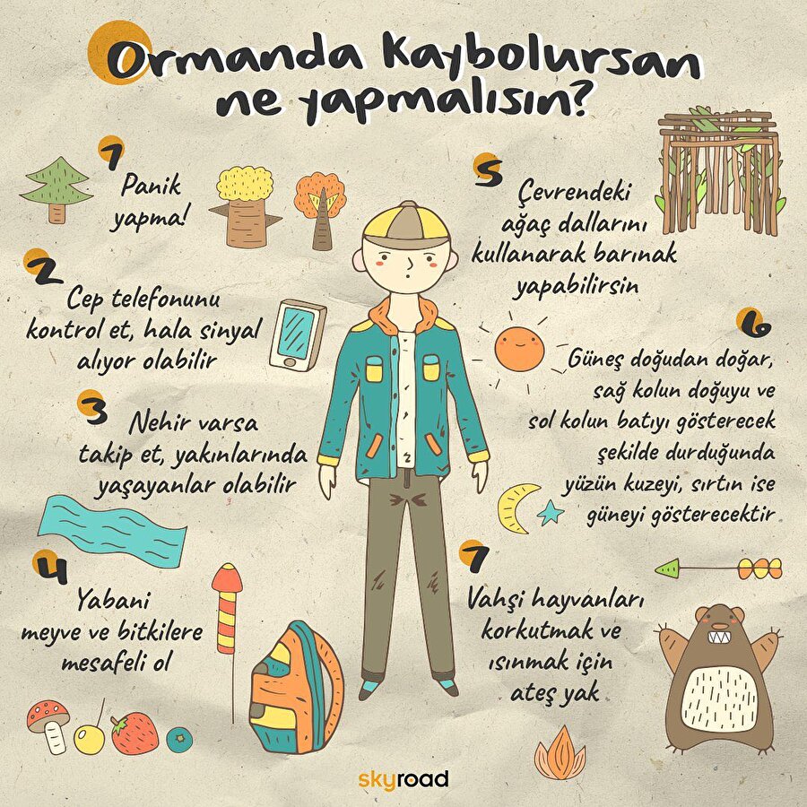 Ormanda kaybolursan ne yaparsın? 🤔