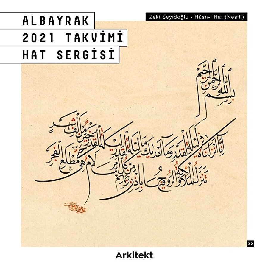 Albayrak 2021 takvimi hat sergisi